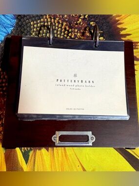 Pottery Barn Wood Photo
Holder Roland Holds 36 Photos
Size 4 X 6 inch Photos